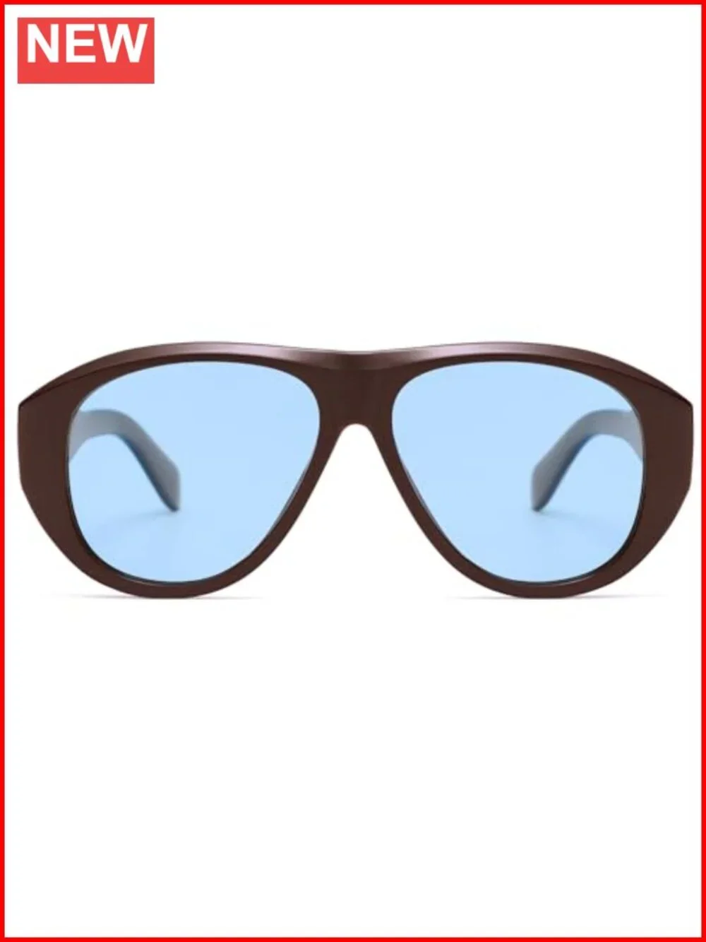 Retro Oversized Polarized Aviator Sunglasses UV400 Protection for Women Men